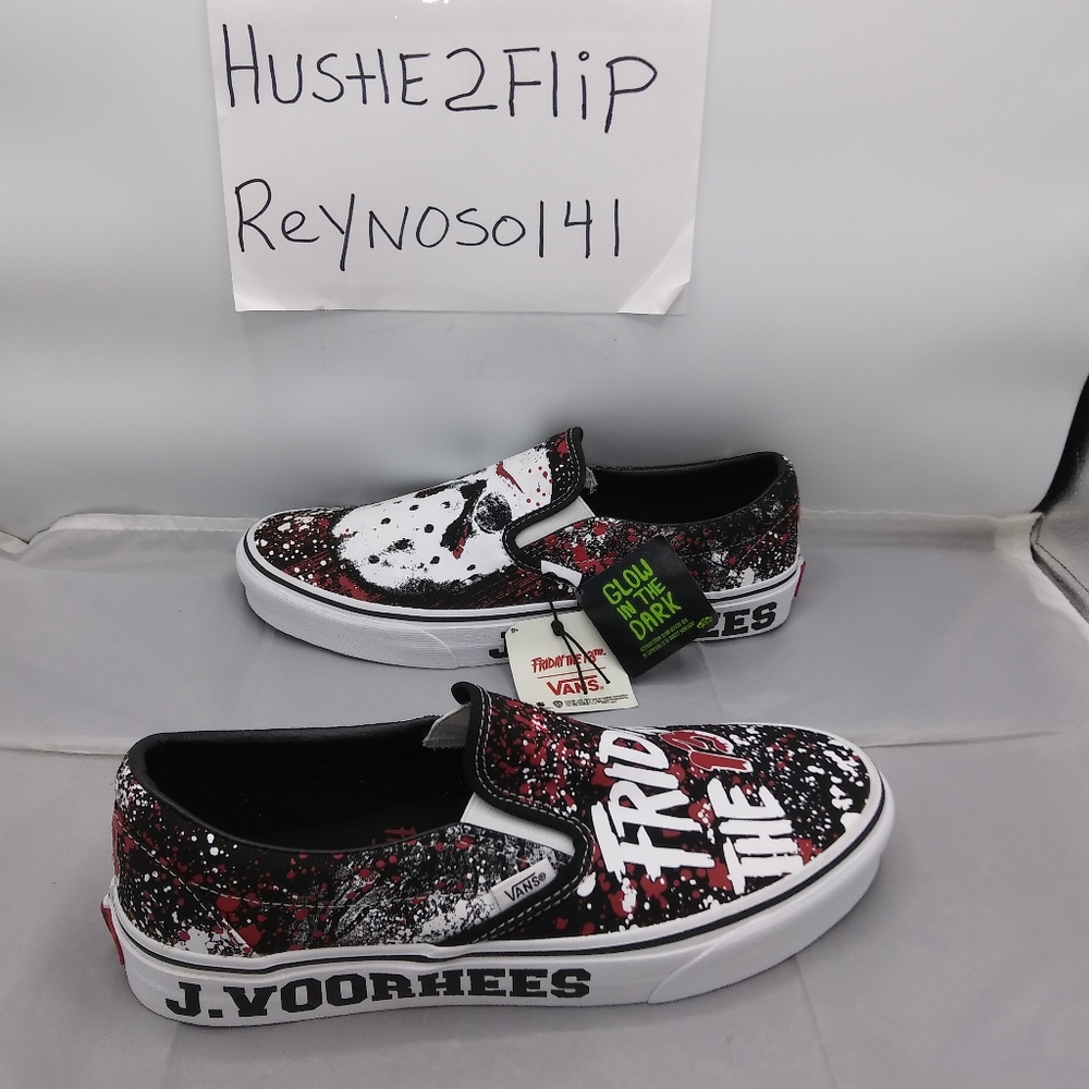 Men’s  Vans House of Terror Classic Slip-On Friday the 13th